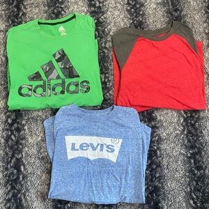 Mixed Brand Boys Youth XL Assorted Short Sleeve Crew Neck T-Shirt Bundle